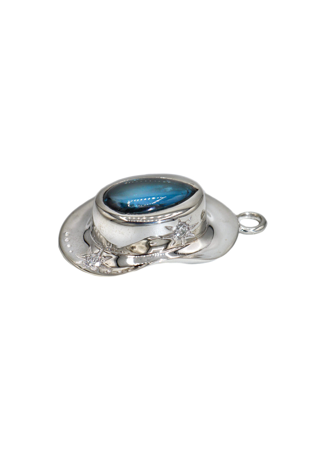 The Cowboy Hat Charm in Sterling Silver