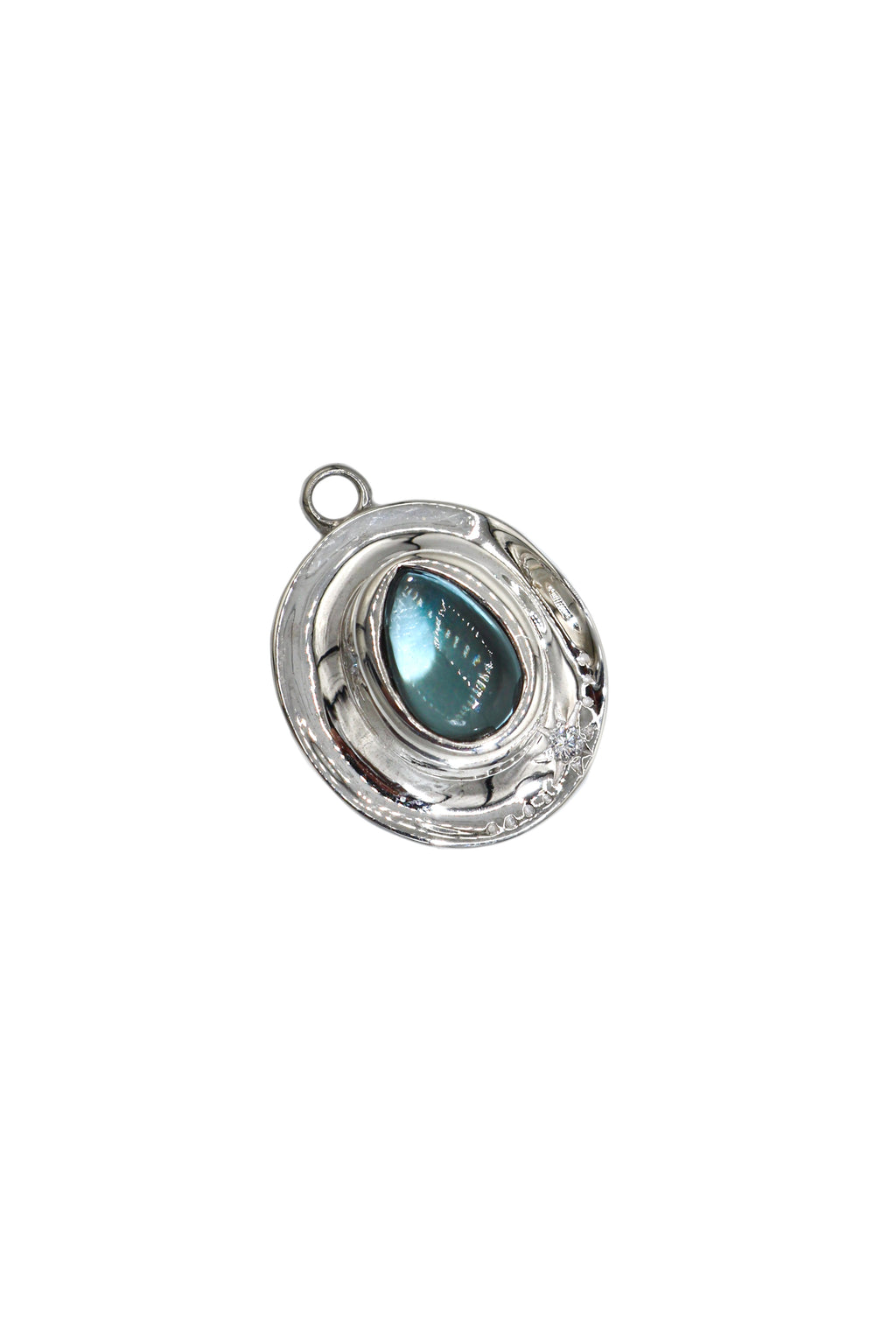 The Cowboy Hat Charm in Sterling Silver