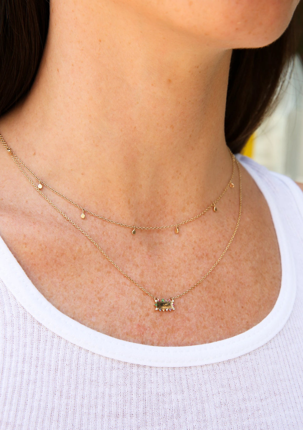 Fairy Bead Necklace in Gold