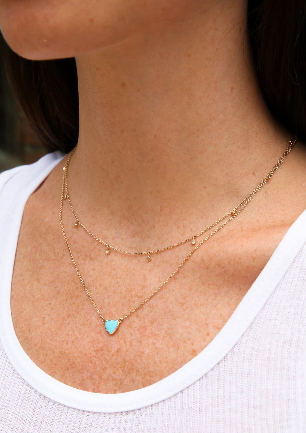 Fairy Bead Necklace in Gold