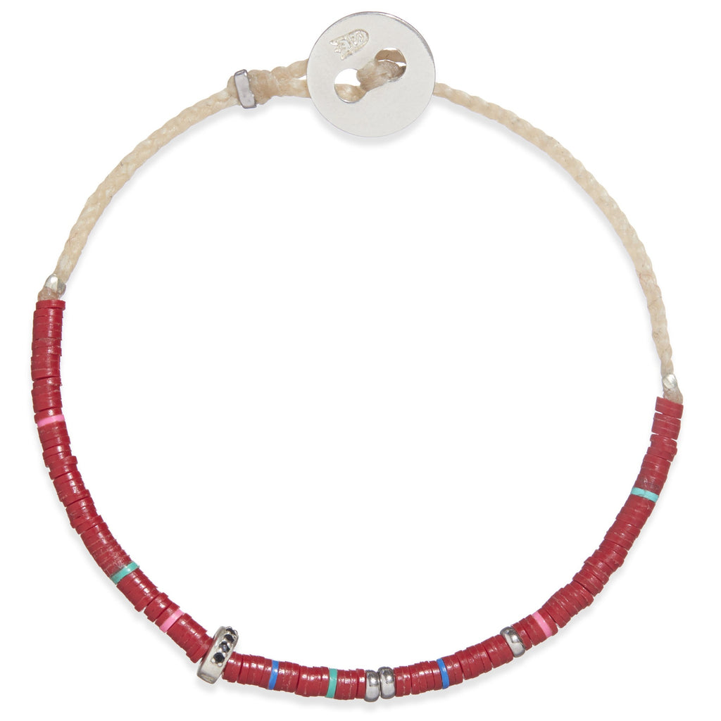 Diamond Beach Bracelet in Red