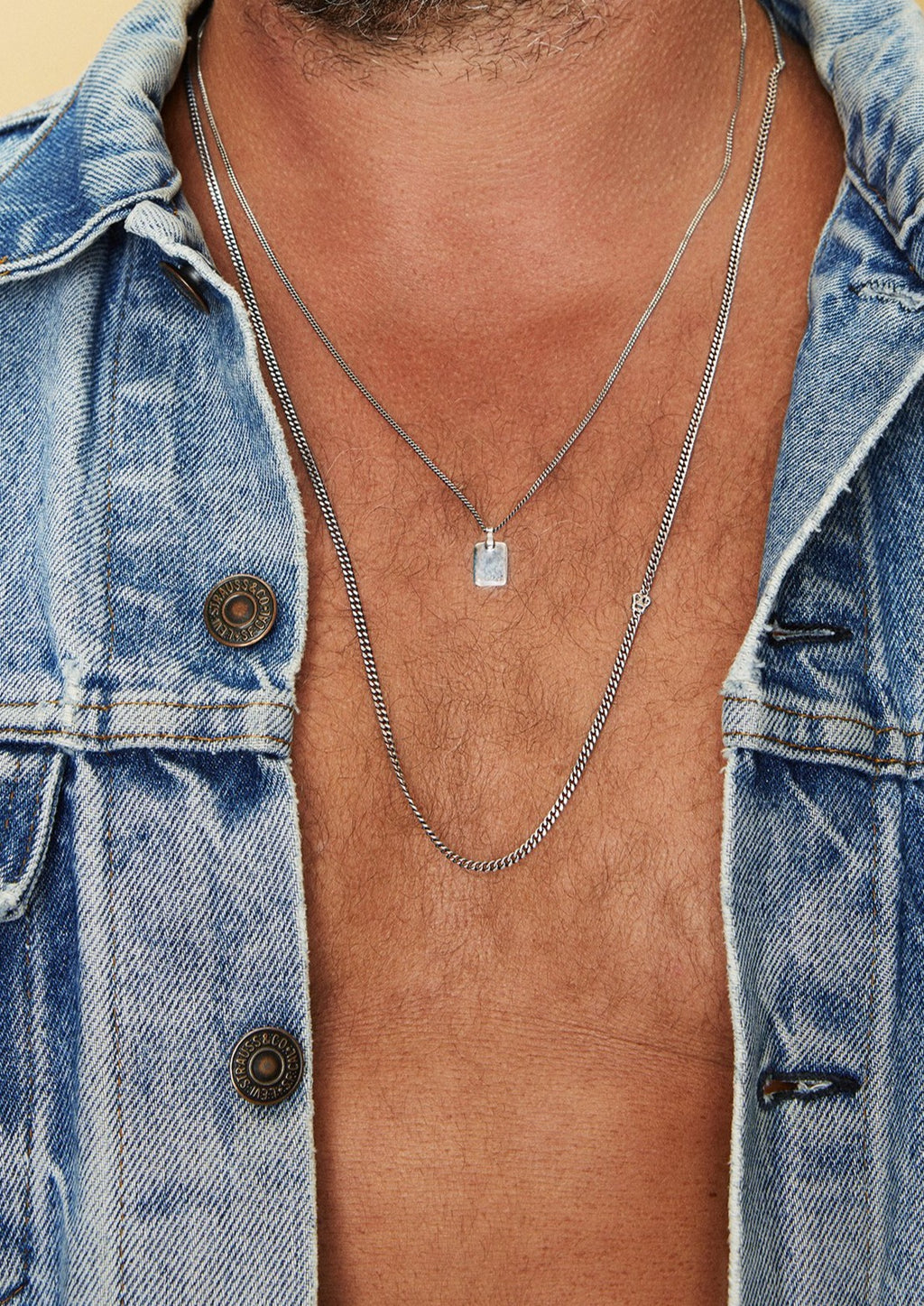 Endless Chain Necklace in Silver