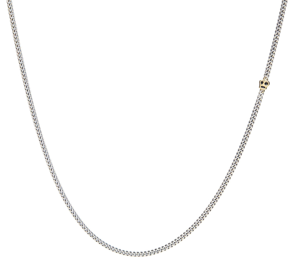 Endless Chain Necklace in Silver and Gold