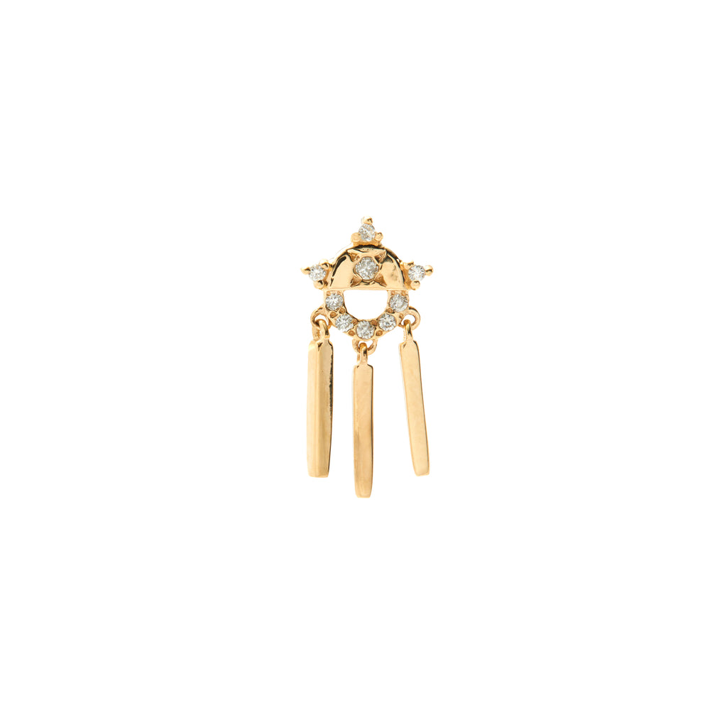 Add The Streamers Party Hat Stud