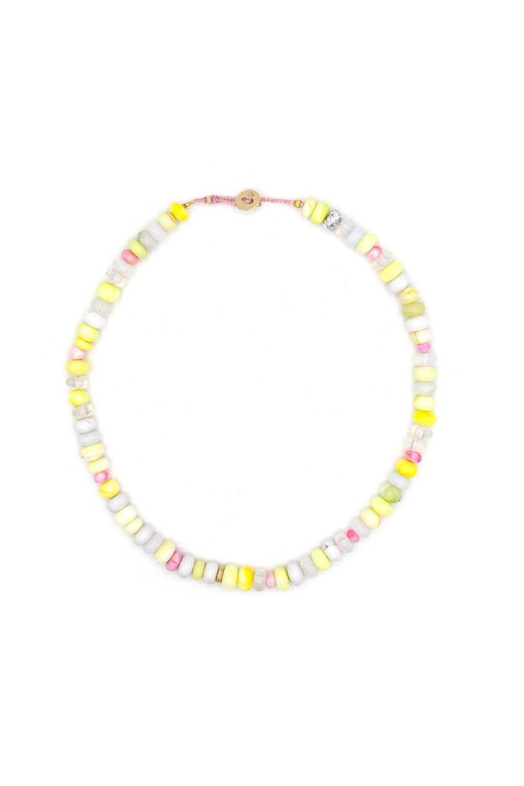 Candy Gem Necklace in Lemonade