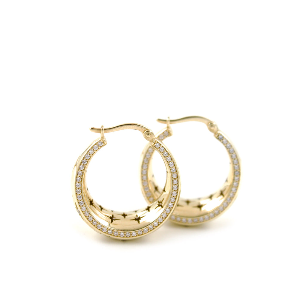 Starry Night Hoops 20mm
