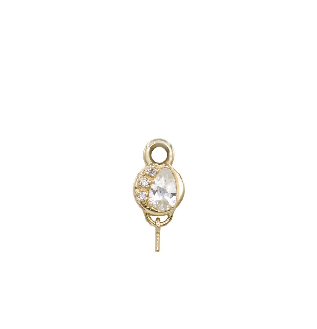 Nectar Charm with White Sapphire