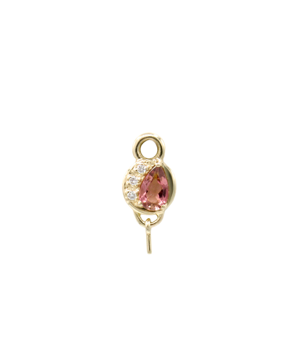 Nectar Charm with Pink Tourmaline