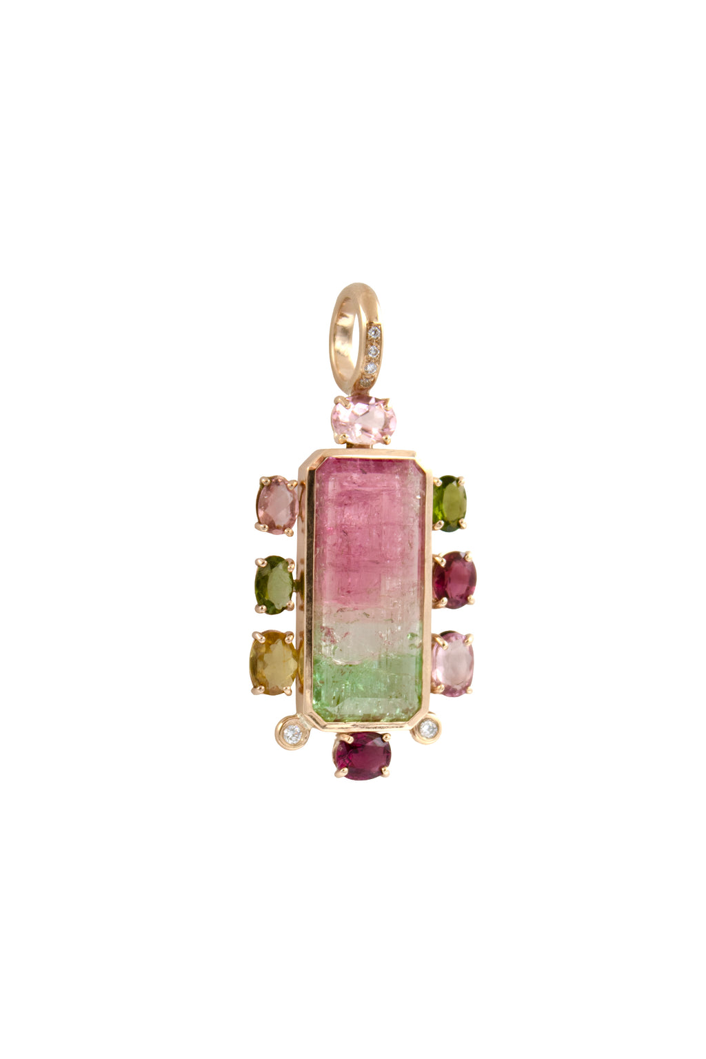 Watermelon Tourmaline Pendant