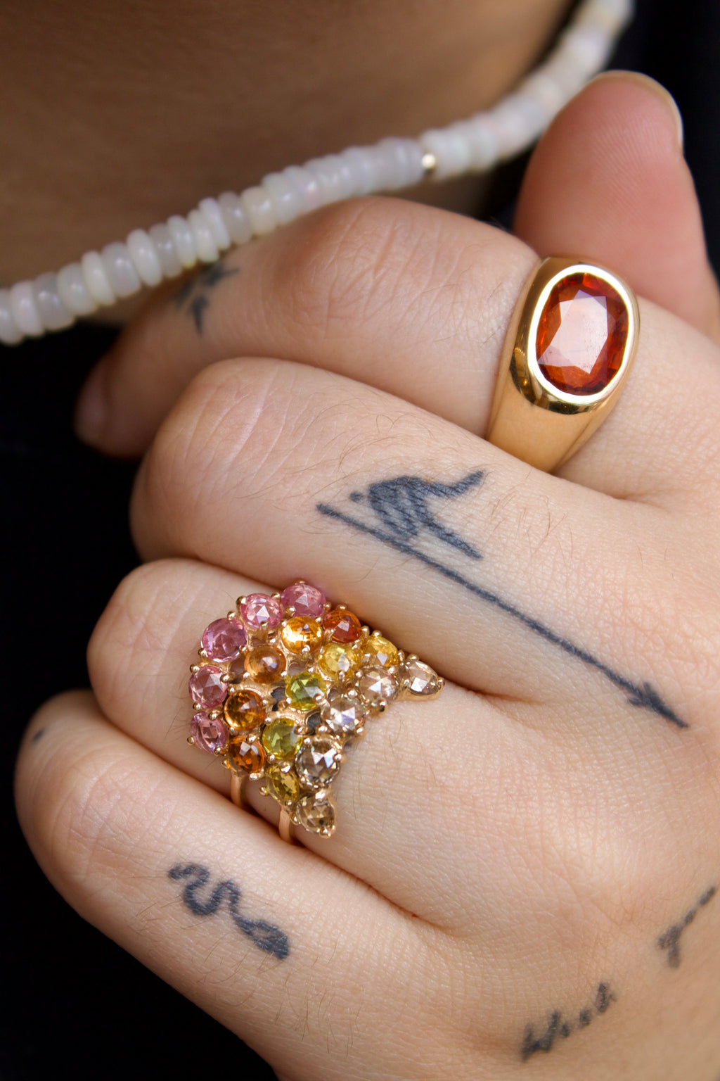 Sunburst Indirissima Ring