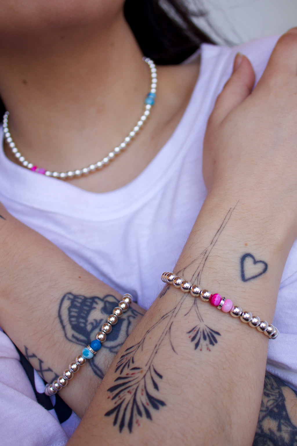 Give Me Silver and Candy Bracelet