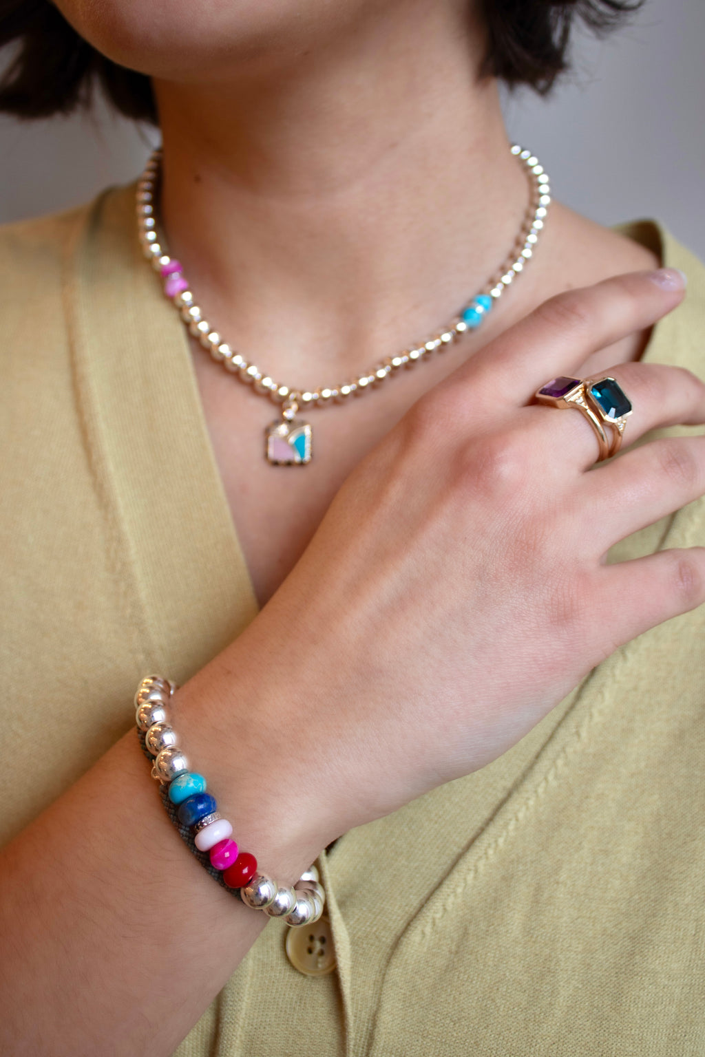 Sterling Silver Sweet Tooth Bracelet