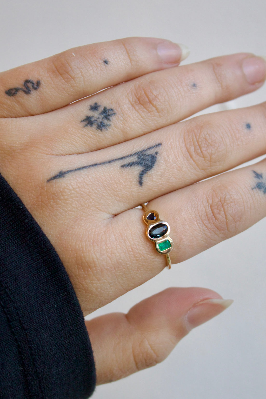 Mini Everlasting Love Ring in Ocean