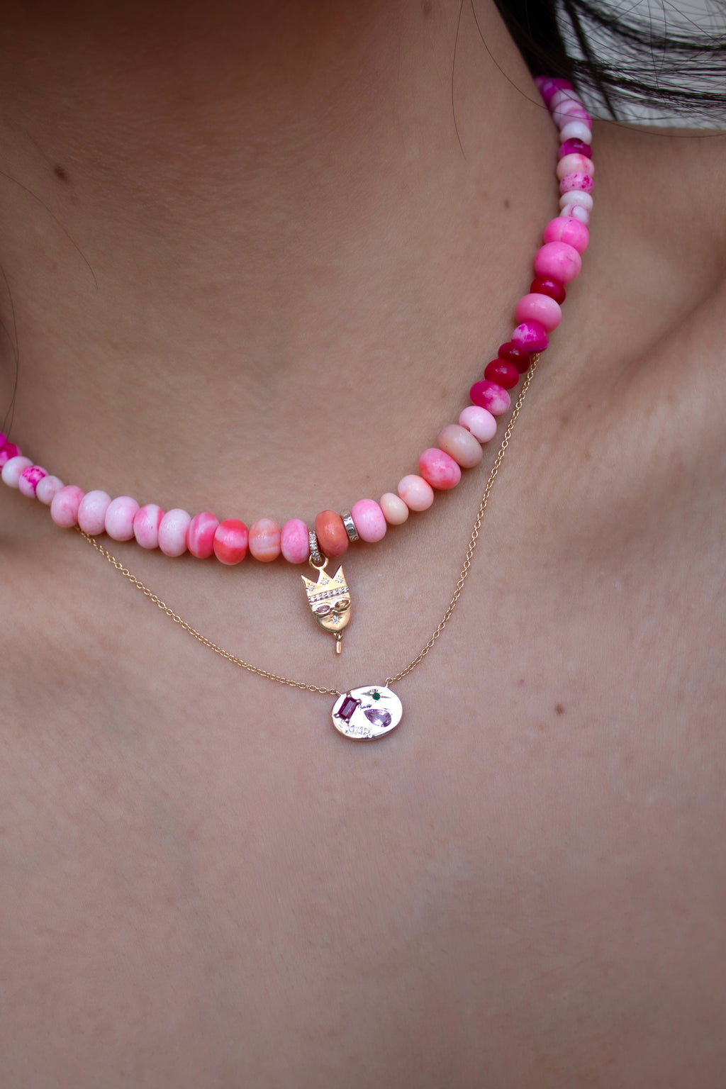 Maximus Charm in Pink Peach