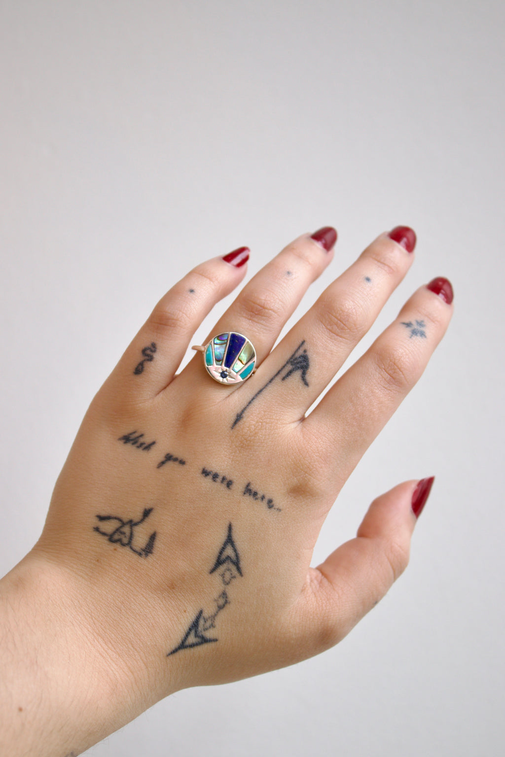 The Aurora Borealis Ring in Sterling Silver