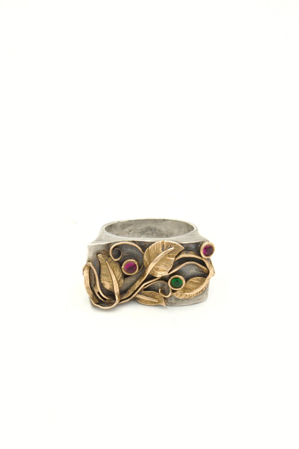 Art Nouveau Floral Sterling Silver