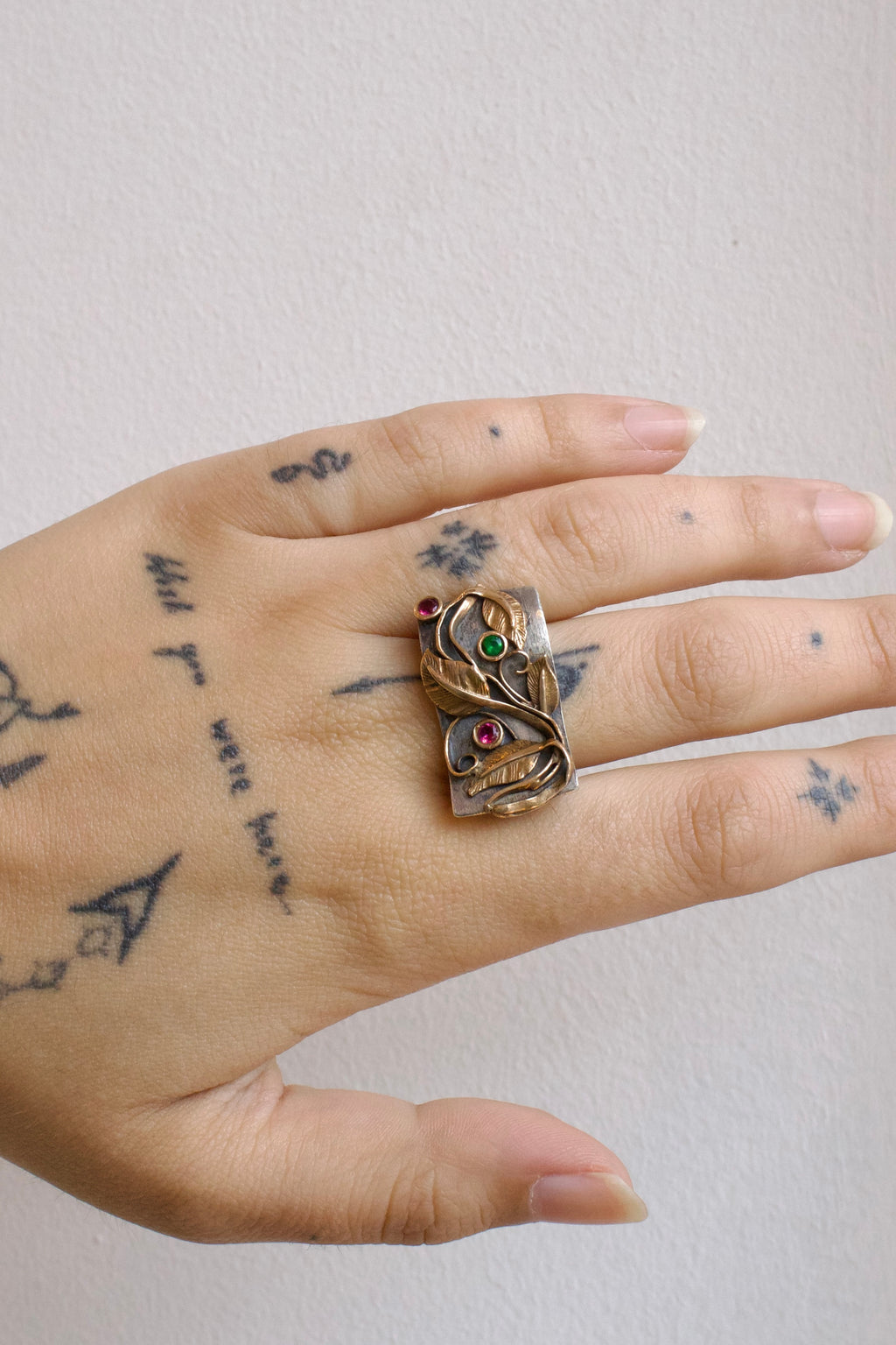 Art Nouveau Floral Sterling Silver