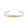 Celestial Cuff Bracelet in Mixed Metals and Diamond