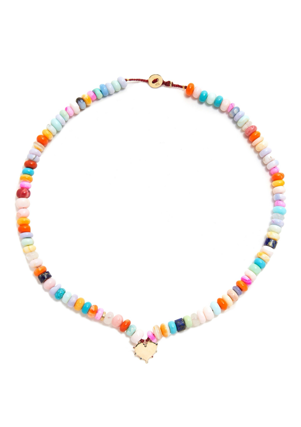 Scosha Candy Gem Medallion Necklace