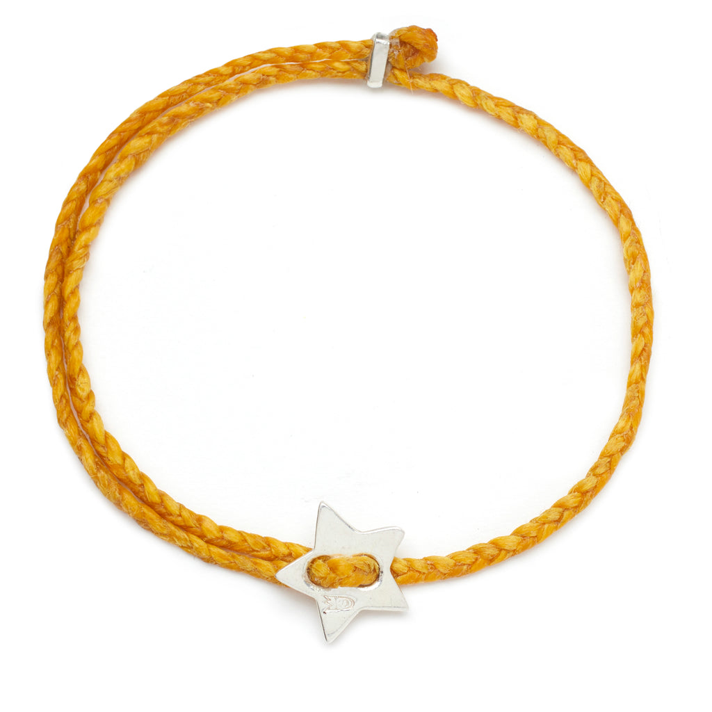 Silver Star Bracelet in Mimosa