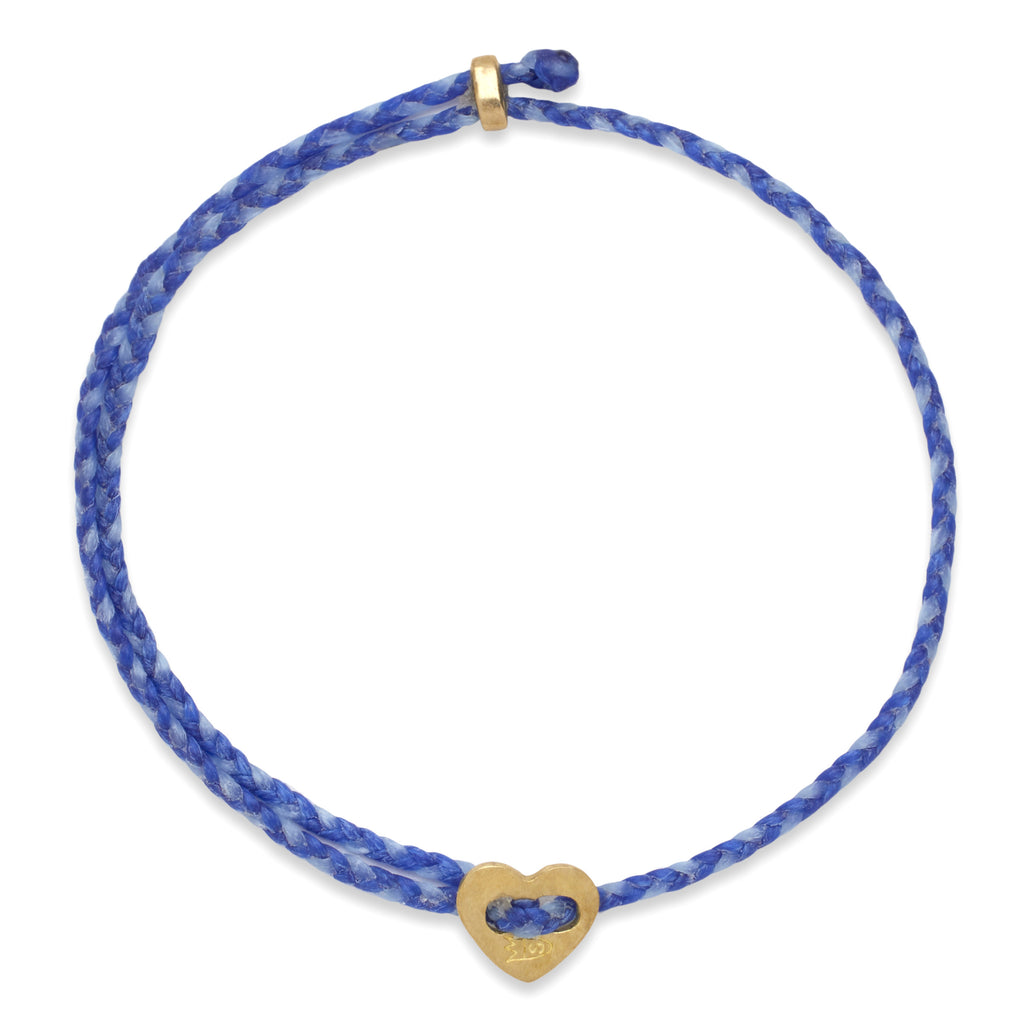 Signature Heart Bracelet in Royal Blue and Sky