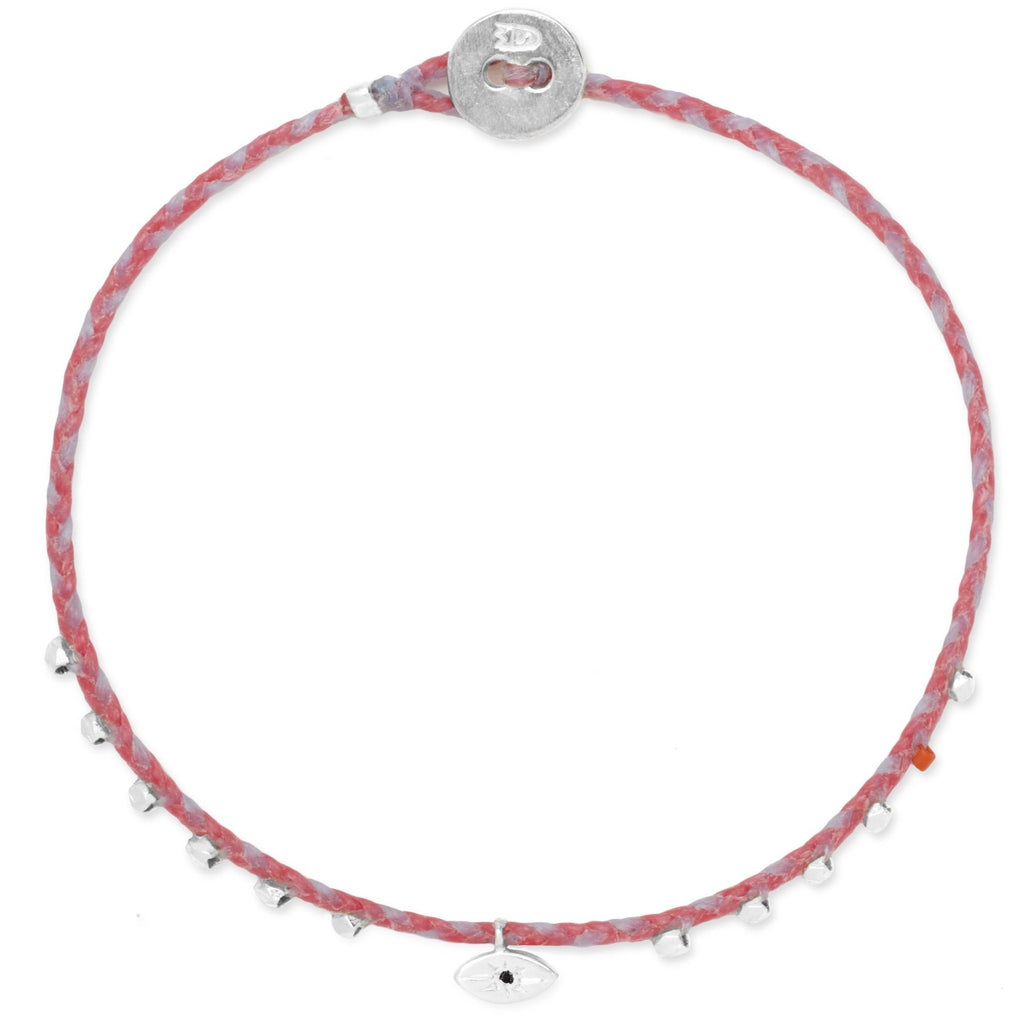 Easygoing Eye Charm Bracelet in Silver