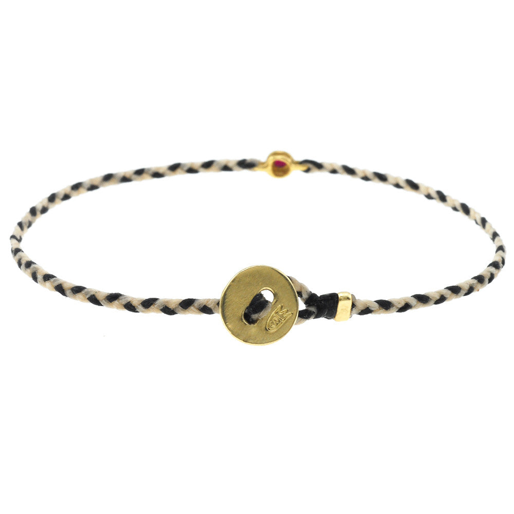 Precious Braid Ruby in Natural & Black