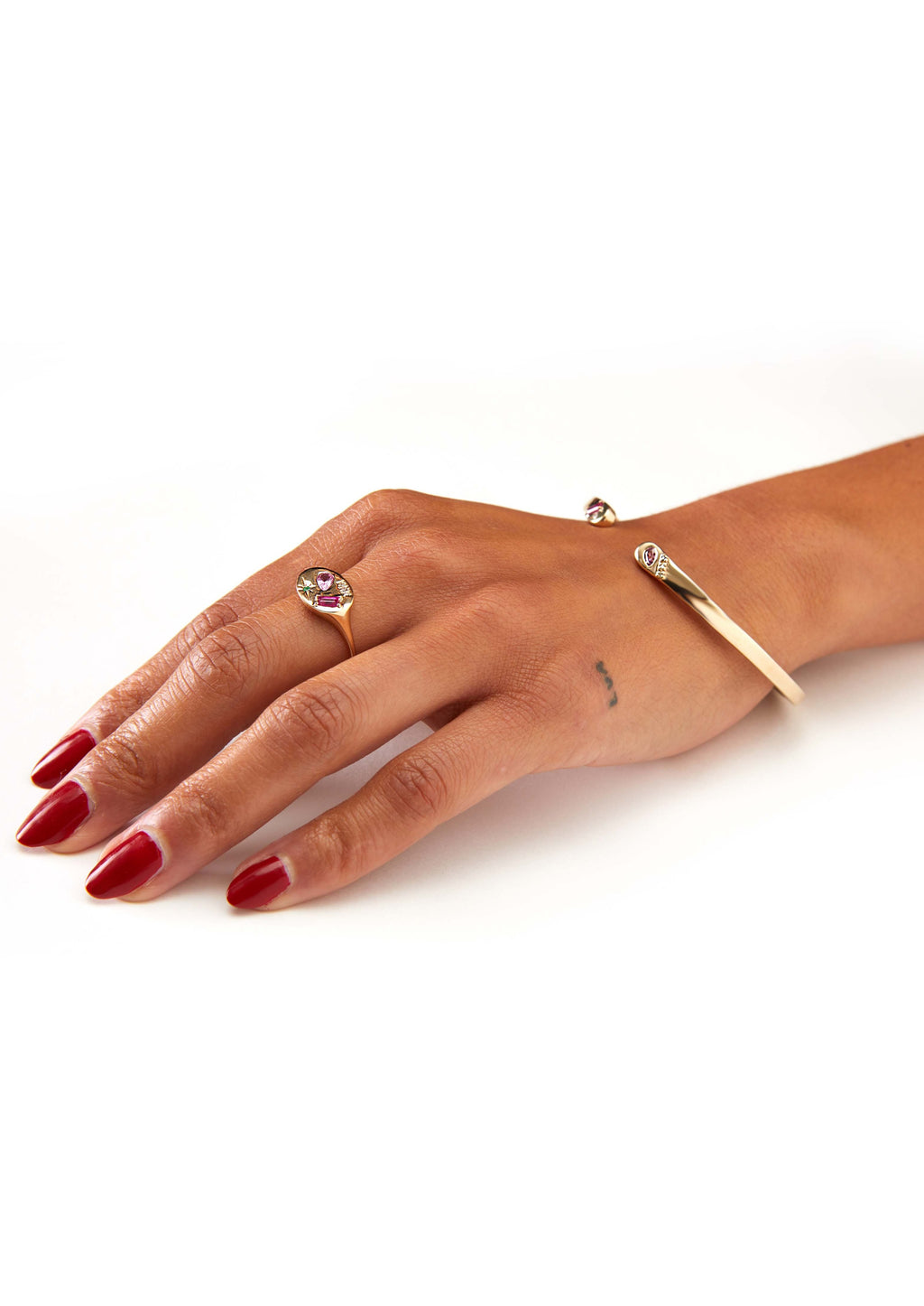 Pink Night Market Signet Ring