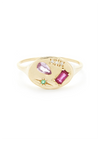 Pink Night Market Signet Ring