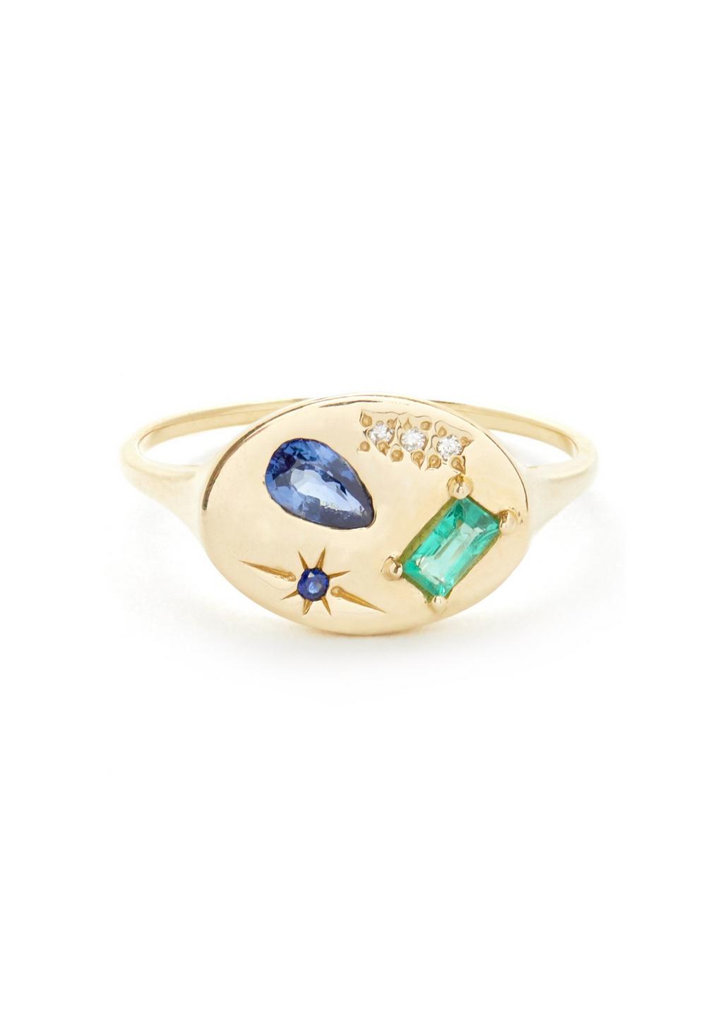 Blue Night Market Signet Ring