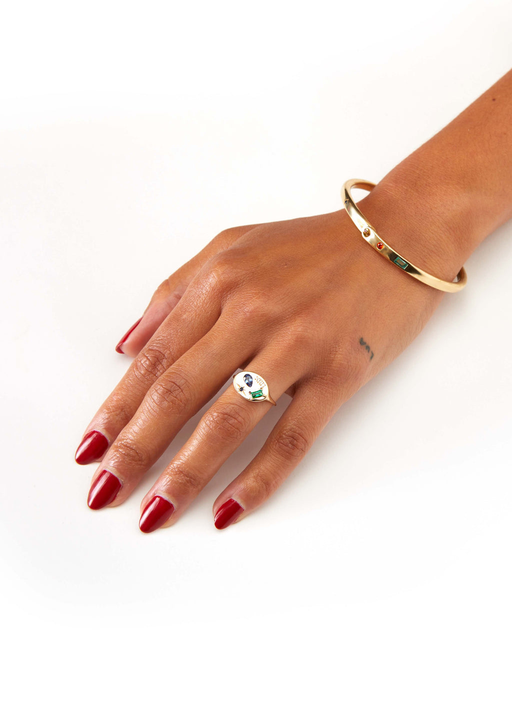 Blue Night Market Signet Ring