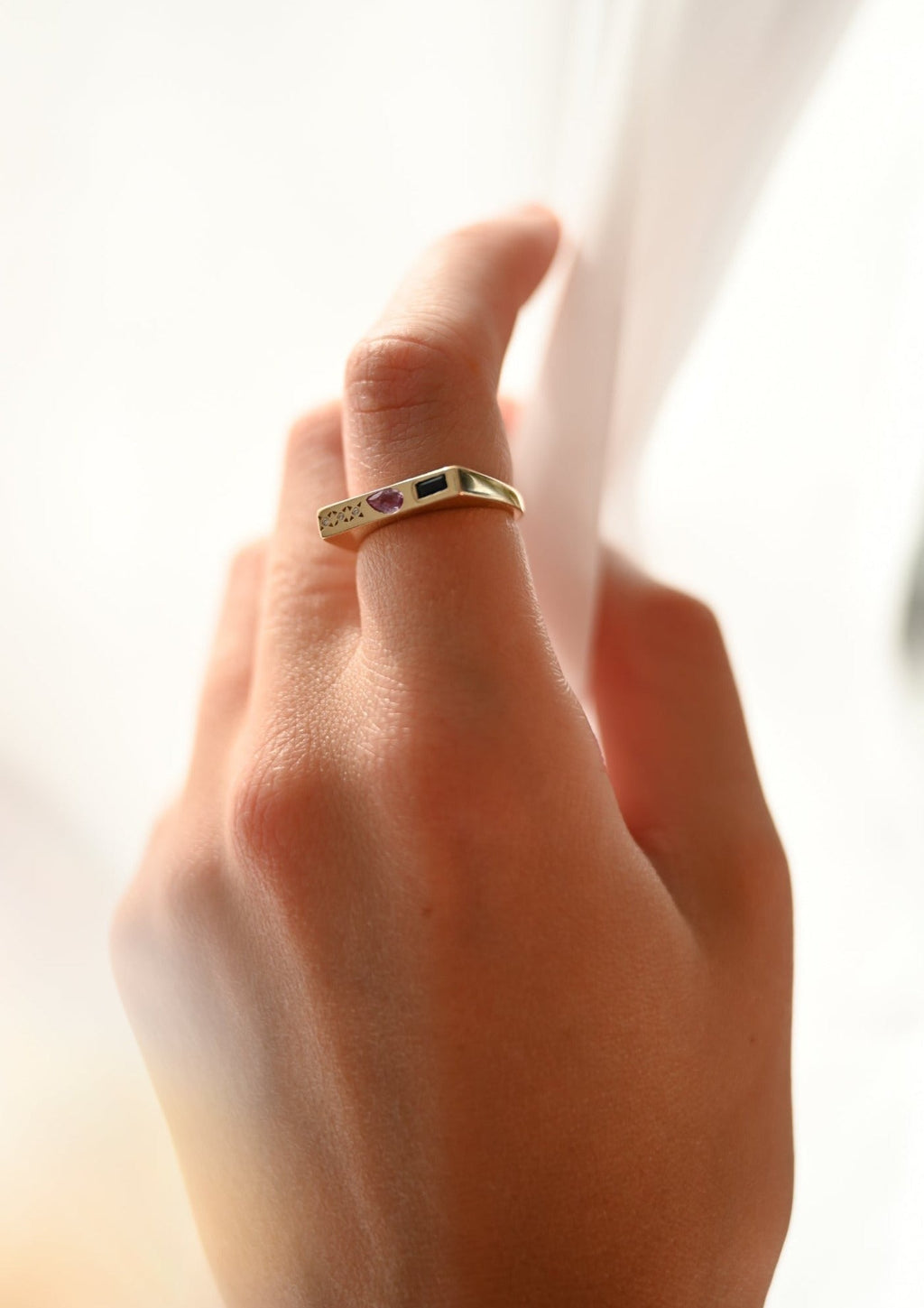 Night Market Bar Stack Ring