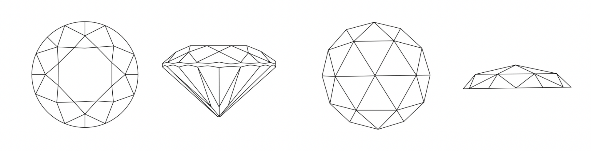 Diamond cut types illustration